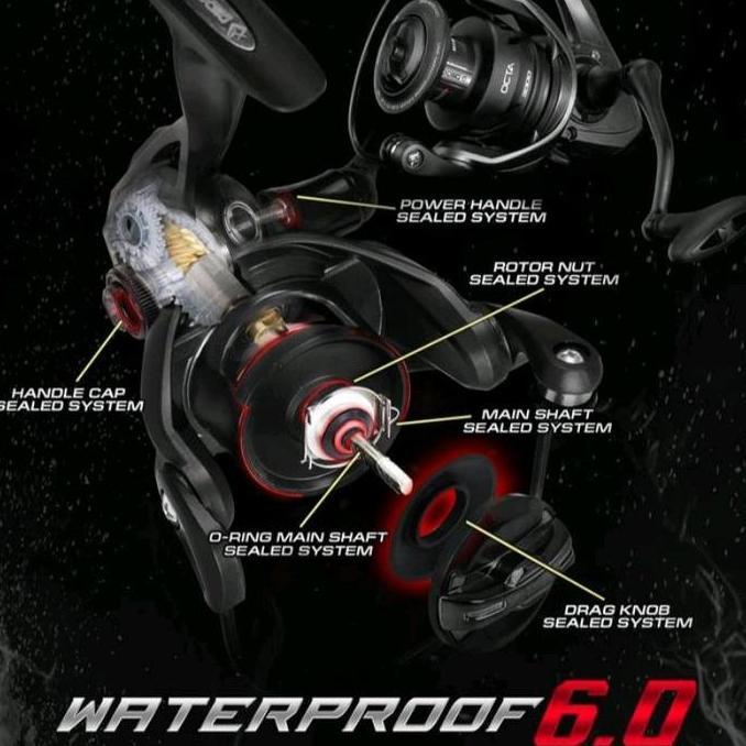 Hot Sale, Reel Spinning  Daido Octa 1000 2000 3000 4000Rk 6000Rk Reel Pancing Casting Jigging Kuat D