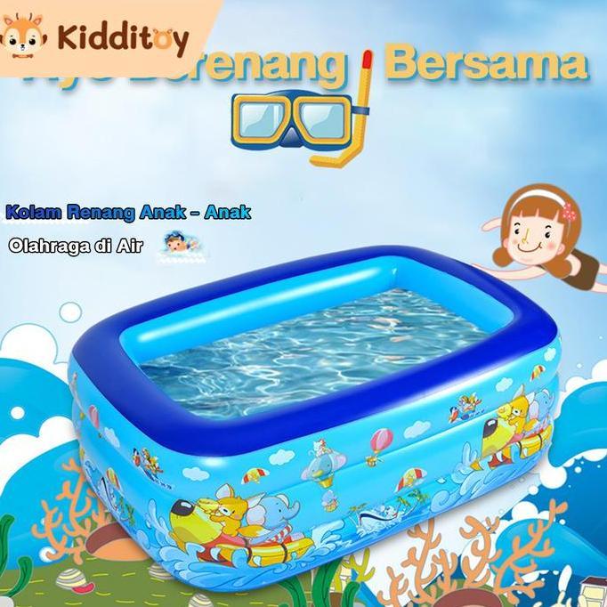 Berkualitas kolam renang anak jumbo kolam mandi bola Swimming Pool portable
