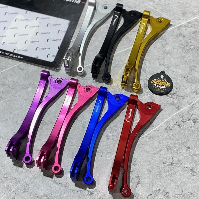 BRAKE LEVER / HANDLE REM TANGAN V1 MODEL Z LONG RIZOMA VESPA SPRINT PRIMAVERA S LX LXV ORIGINAL DAN 