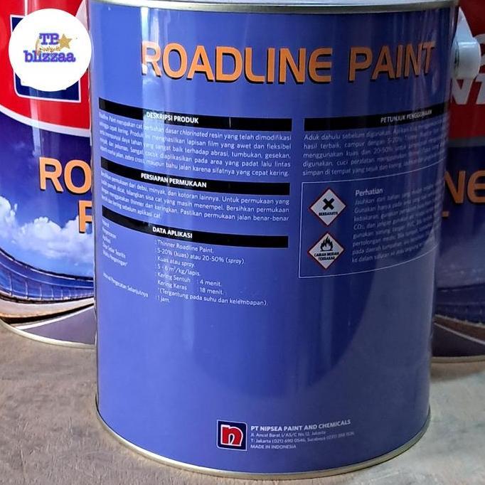Atkkita- Roadline Paint 5Kg Nippon Paint Cat Roadline 5Kg Nippon Paint Cat Marka Jalan Cat Jalan Nip