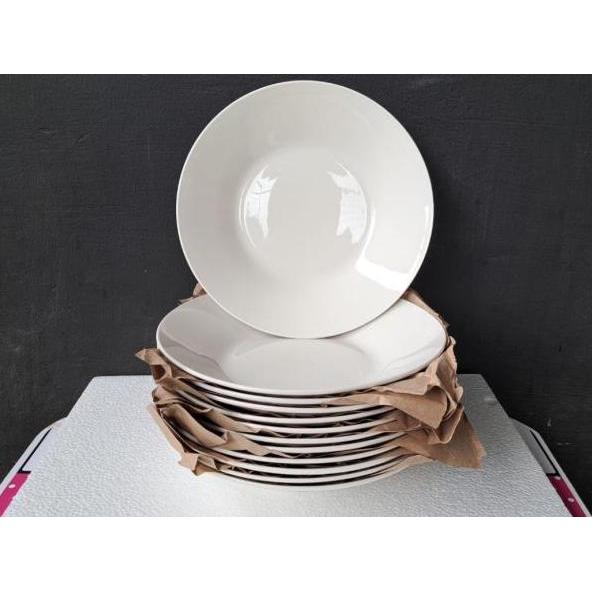 Unik Piring Keramik Warna Putih / Piring Makan Keramik