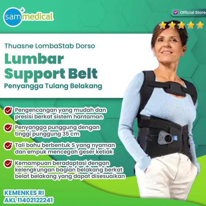 TERBARU - Thuasne LombaStab Dorso / Penyangga Tulang Belakang