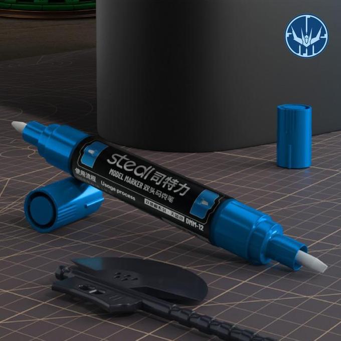 Toyx- Stedi Water Based Metallic Color Dual Head Marker - Marker Gundam