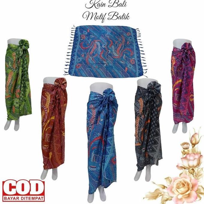 Newgir- Kain Pantai/Kain Bali/Motif Batik-Sarung Batik Motif Pantai