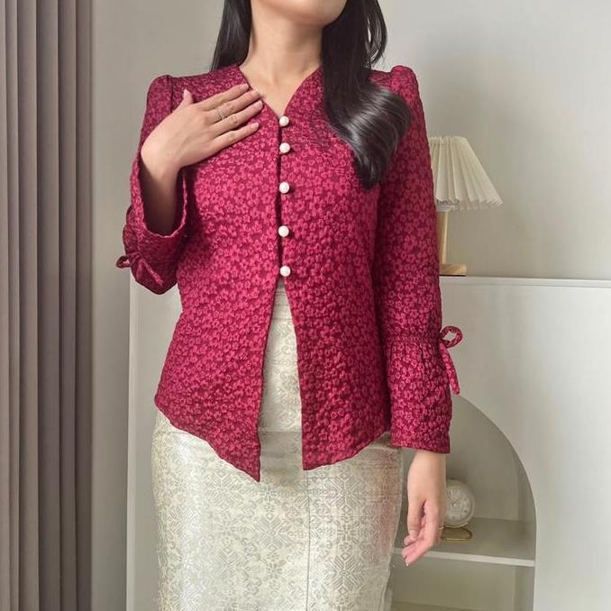 Newgir- Hoolaqueen - Chana Blouse - Atasan Blouse - Blouse Kondangan - Outfit Simple Kondangan