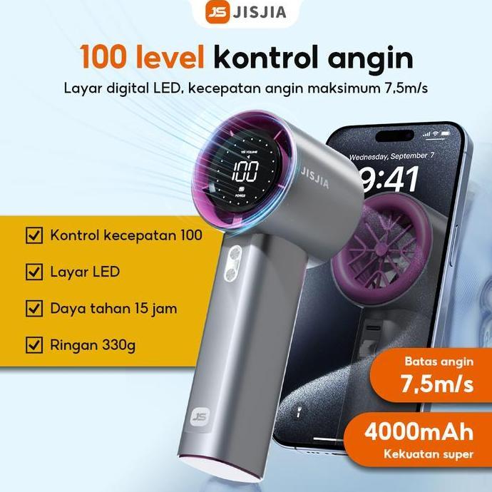 DANSSVAGANZA - YODEVOE GF05 HIGH-SPEED PORTABLE FAN HANDHELD FAN 4000MAH MINI KIPAS STRONG WIND 100 