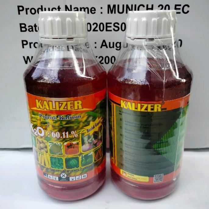 Gaerdenpic- Pupuk Cair Kalizer 1 Liter Kcl  Ga3 Untuk Nutrisi  Buah