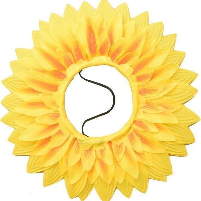 Ewimshonshop - Bando Matahari 46/58Cm Bando Bunga Matahari Anak Kostum Bunga Matahari Sun Flower Ban
