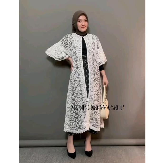 Newrelig- Outer Tunik Brocade Hein  Atasan Wanita Ada Jumbo Ld 120Cm | Outer Kondangan | Outer Wisud