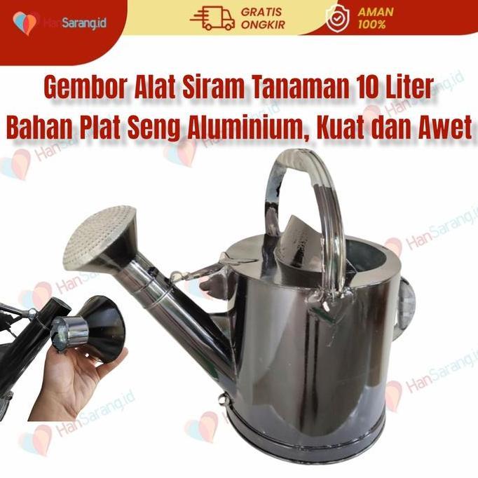 Gaerdenpic- Gembor Aluminium Seng Alat Penyiram Tanaman 10 Liter