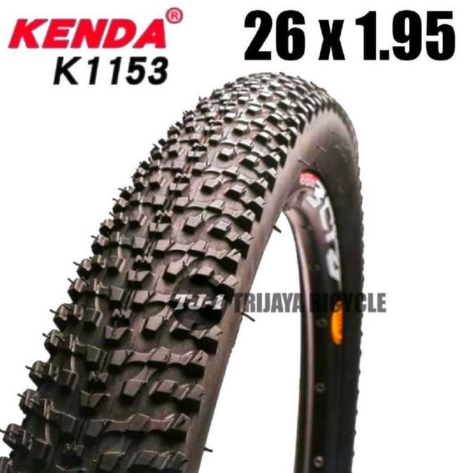 Promo Ban Luar Sepeda 26 x 195 Kenda K1153 Hitam Nylon Ringan MTB Federal Kenda K 1153 Harga Satuan 