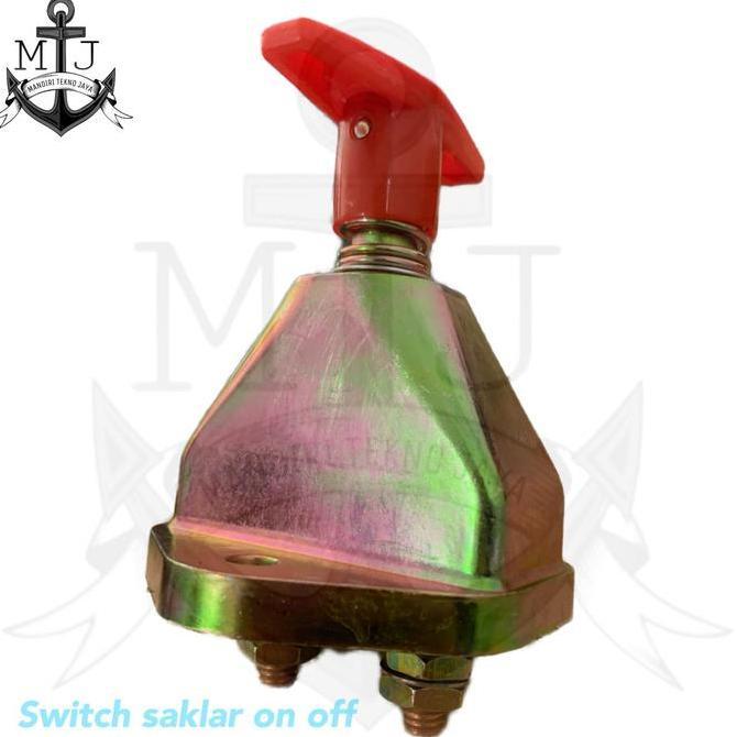 SWITCH SAKLAR ON OFF BATTERY GENSET AKI ENGINE CUT OFF SAKLAR PEMUTUS