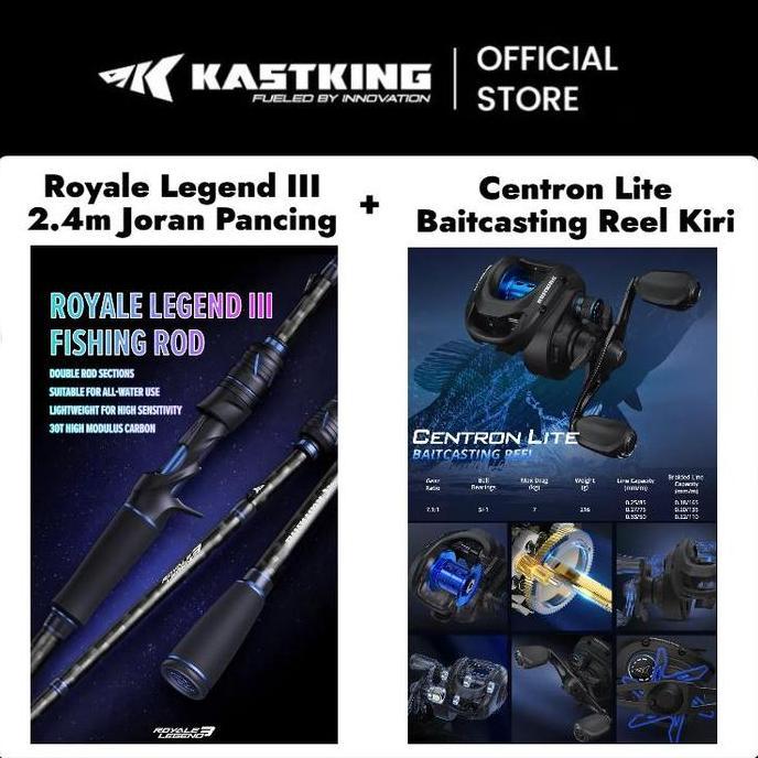 Best Item, [Official] Kastking Royale Legend Iii+Centron Lite Reel Bc,Royale Legend Iii Joran Pancin