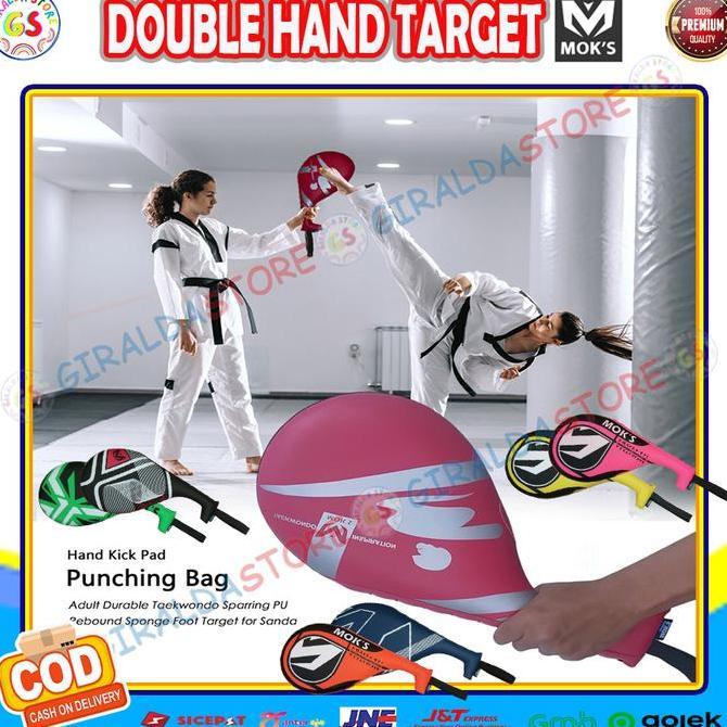 HAND KICK KICKPAD TARGET PAD DOUBLE ALAT SASARAN TENDANG TENDANGAN SAMSAK TAEKWONDO TEKWONDO TAEK WO