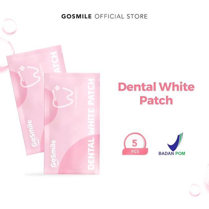 Givazila_store - Go Smile Dental White Patch - Untuk Perawatan Gigi dengan Glycerin Menthol dan PVP 