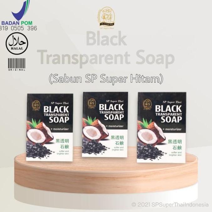 Bersih- [ 3Pcs ] Sabun Sp Thailand Hitam Bpom Kemasan Baru Ori 100%
