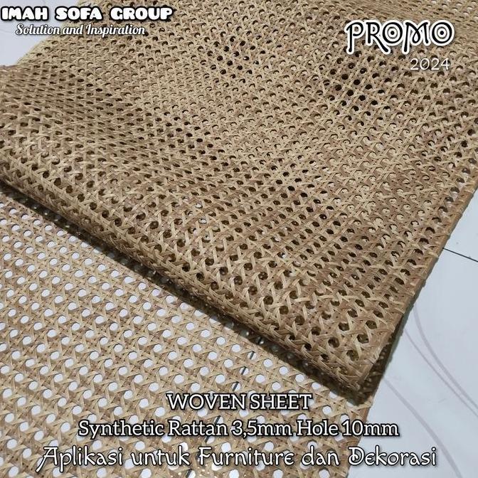 Anyaman Rotan Sintetis Lembaran Promo