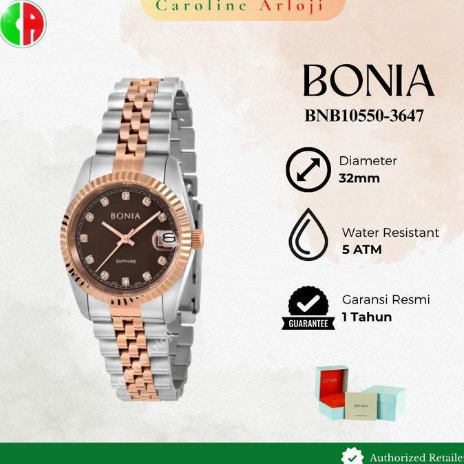 Watchtime- Jam Tangan Wanita Bonia Bnb10550 / Bnb 10550 / B10550 Original Garansi Resmi