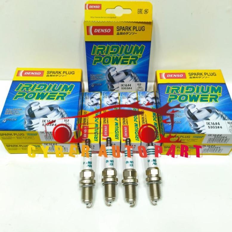 Busi Iridium Power Denso IK16 Toyota Avanza VVTI Daihatsu Xenia VVTI 2006-2011 1 Set 4Pcs Original