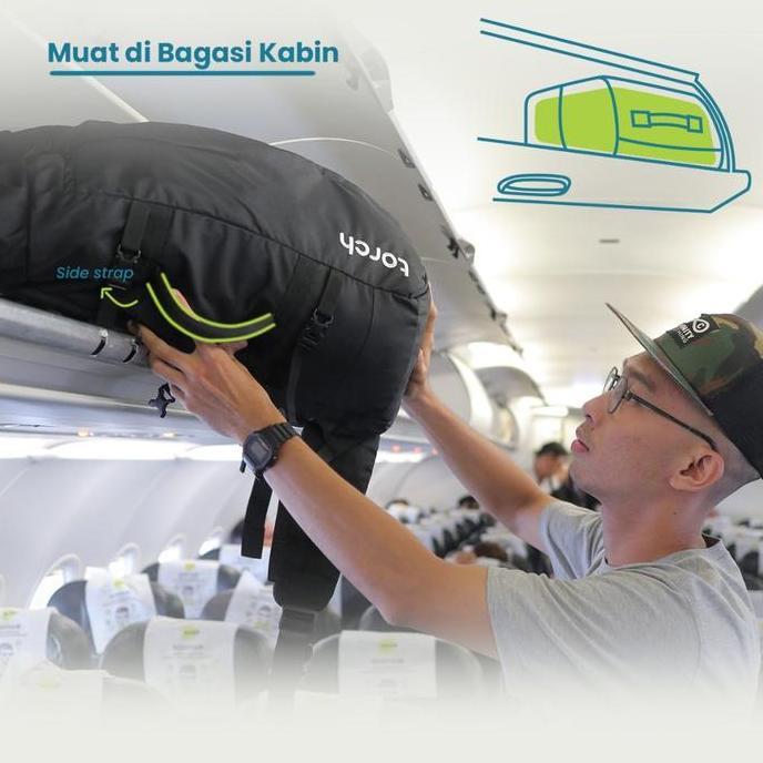 Tampilgayar- Torch Tas Ransel - Travel Backpack Anti Air Fujisawa