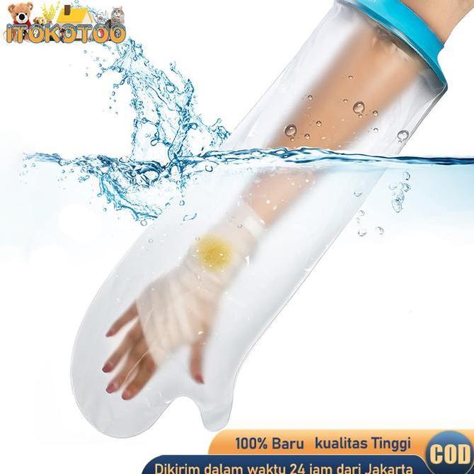 HOT SALE! Penutup Luka Cover Pelindung Gips Tangan / Kaki / Lutut Anti Air BISA GOSEND!