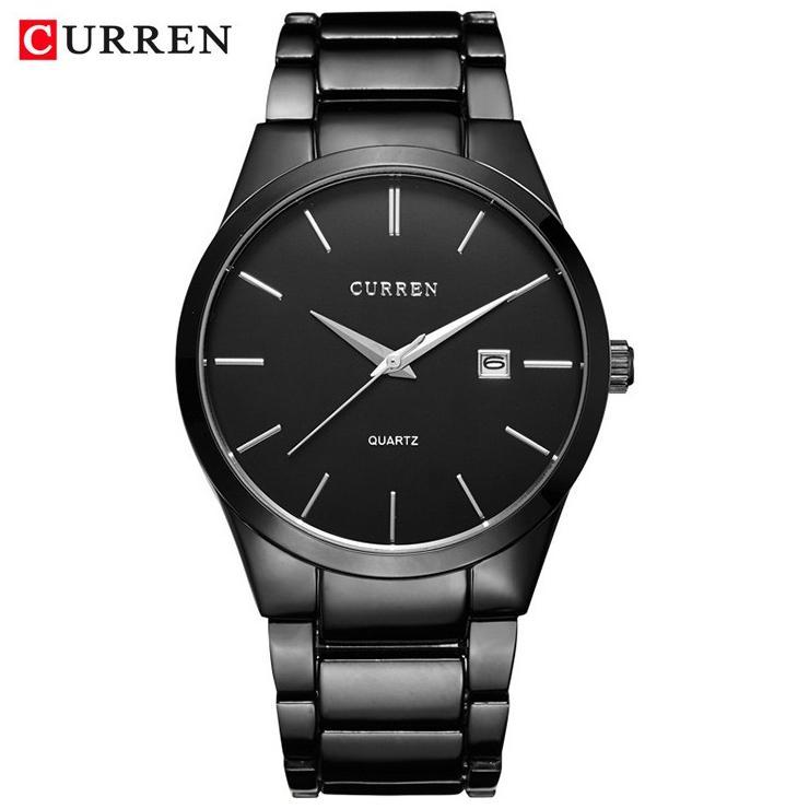 CURREN 8106 Jam Tangan Pria Analog Stainless Steel CURRENOS