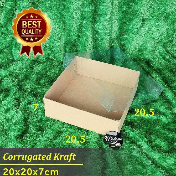 Thebest- BOX MIKA - DUS KUE - KOTAK - KARDUS 20x20x7