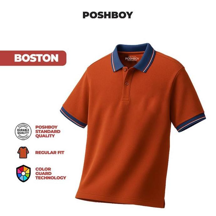 POSHBOY Polo Boston - Polo Lengan Pendek