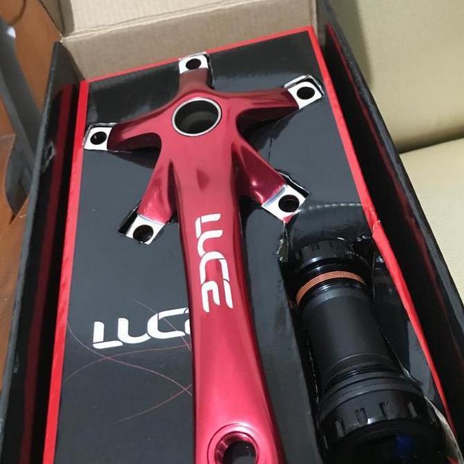 Crank Arm Luce Ht2 Red Hollowtech 2 (Chainring Sale Separated)