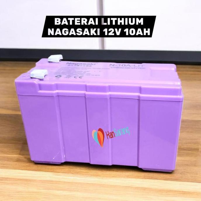 AKI LITIUM LITHIUM 12V 10AH NAGASAKI AKI ACCU BATERAI SPRAYER ELEKTRIK TENGKI ALAT SEMPROT ELEKTRIK 
