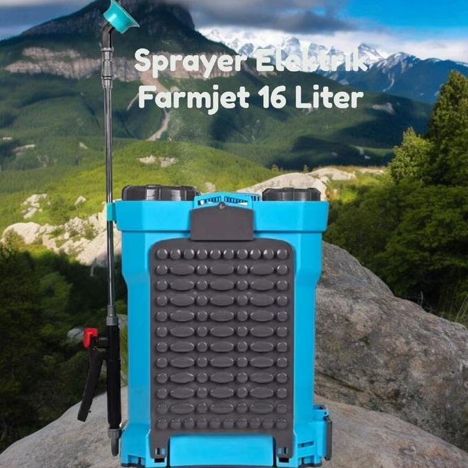 Semprotan Pertanian Cas Elektrik Tangki 16 Liter Baterai Charge Farmjet