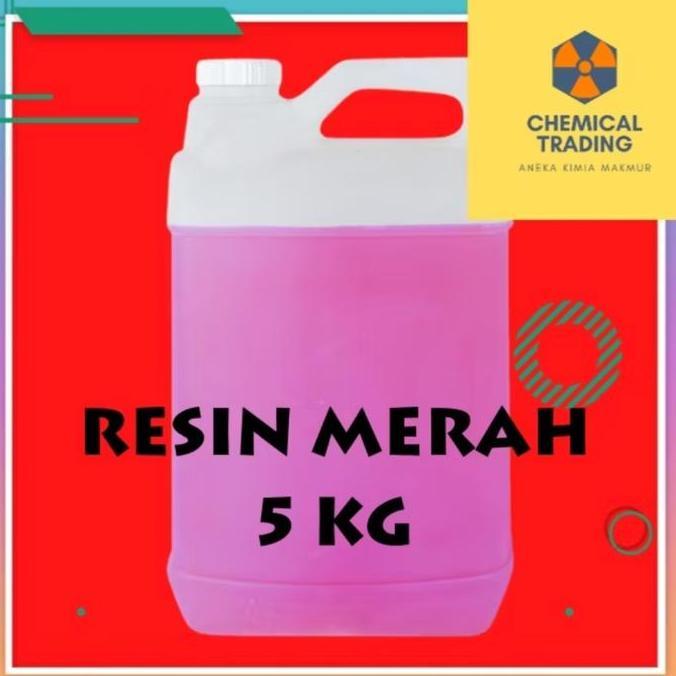 RESIN MERAH 5 KG / RESIN FIBERGLASS / RESIN FIBER