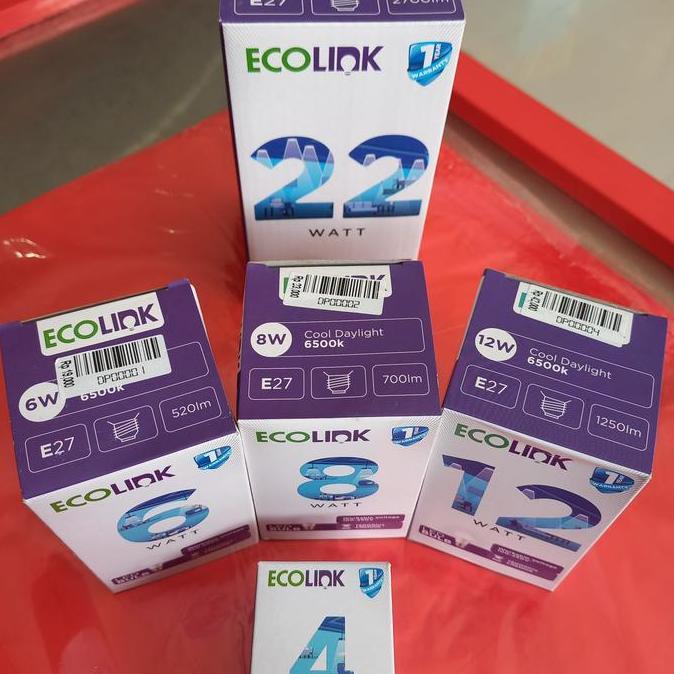 Ready stock] Lampu led Ecolink 6 watt