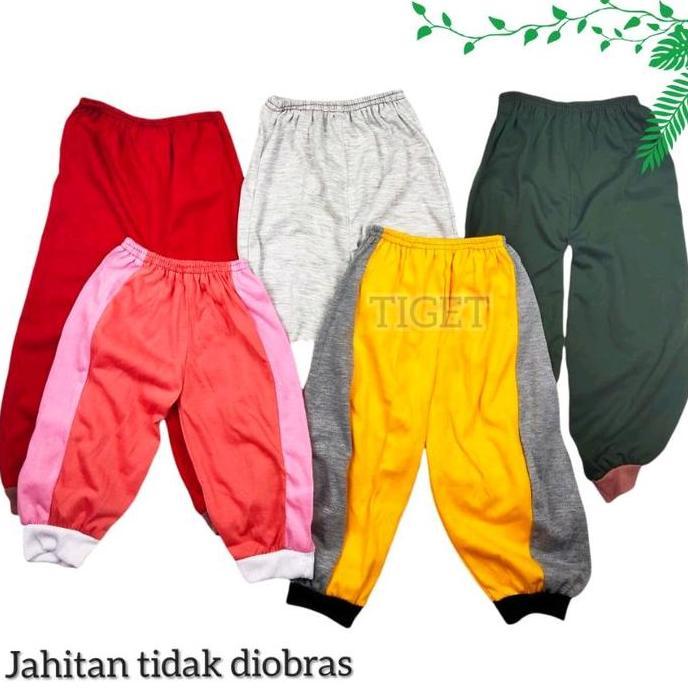 DE103 - HARGA 6 PCS Celana training panjang anak balita cewek cowok perempuan laki laki 1 2 3 4 5 ta