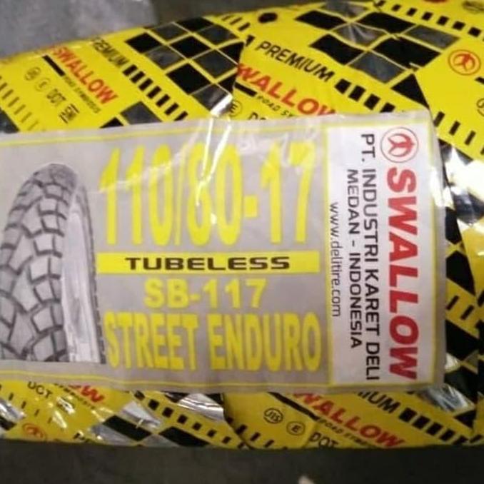 ban luar 110 80 17 sb117 dan 140 70 17 sb 117 swallow tubeless murah