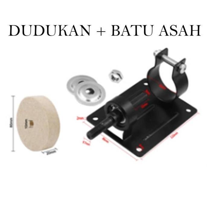 Alat Putar Penggiling Batu Asah Bor Ke Gerinda Poles Cangkul Kape Golok Pahat Beton Kapak