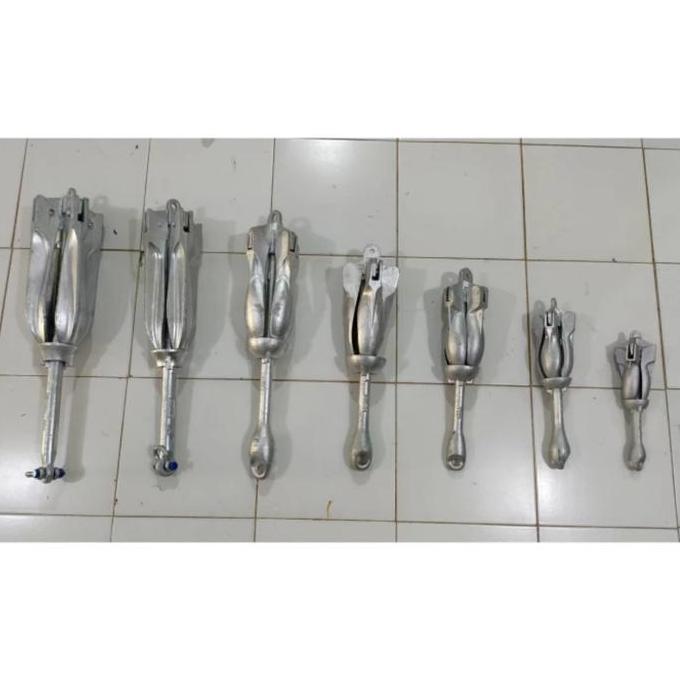Promo Jangkar Galvanis / Jangkar Lipat perahu ukuran 2.5 Kg COD