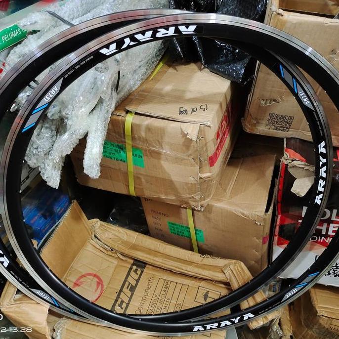 RIMS atau velk sepeda roadbike ukuran 700c atau 622 merk araya AR731 hole 32 brake line harga satuan