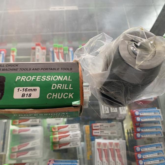 Promo Keyless Drill Chuck 1-16 mm B18 baru DrillChuck Keyless Diskon
