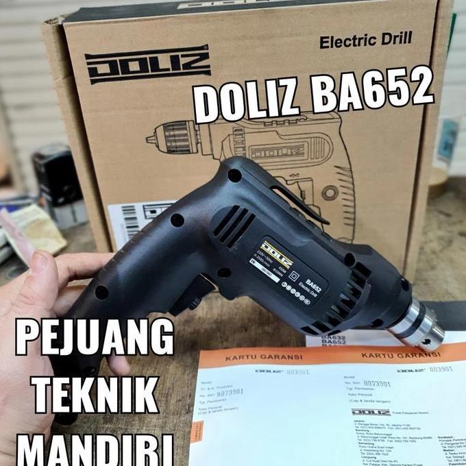 Promo MESIN BOR TANGAN DOLIZ BA652 / BOR LISTRIK 10MM DOLIZ BA 652 Diskon