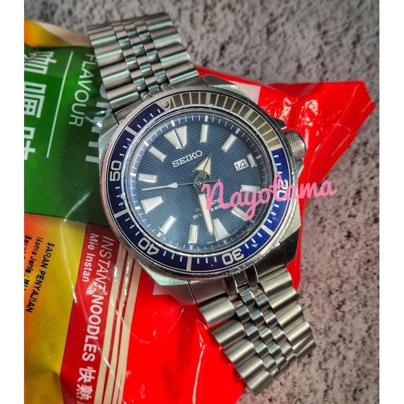 22mm Jubilee Rantai Solid for Jam Seiko Samurai Diver Clasp