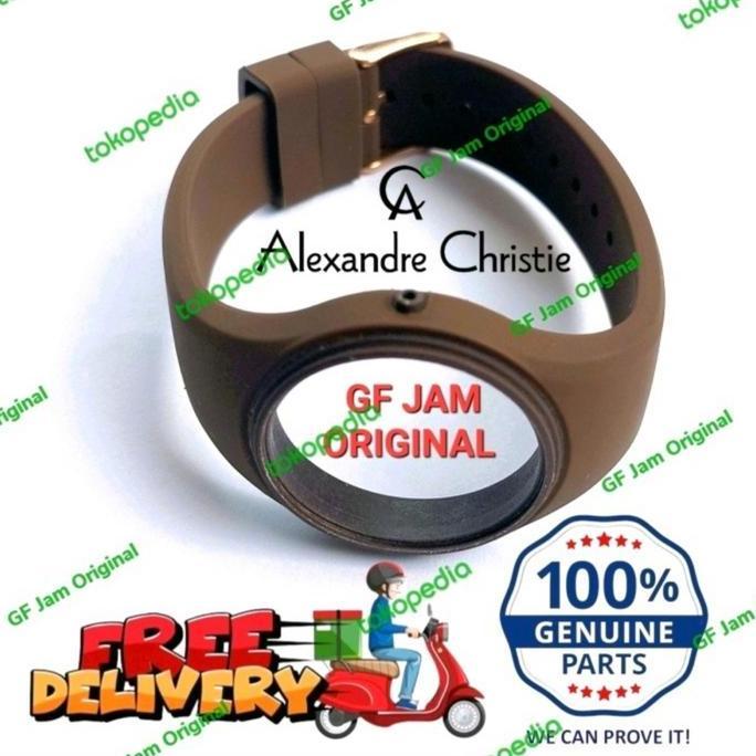 ALEXANDRE CHRISTIE AC2663 / AC 2663 ROSEGOLD RUBBER BLUE NV JAM TANGAN