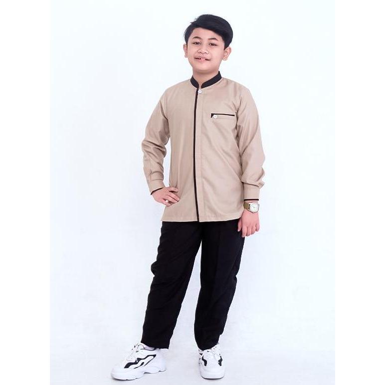 Promo Orizano Set Koko Sultan - Toyobo Fodu Premium, Peci Gratis Army Hijau Muslim Pria Baju Kurta P