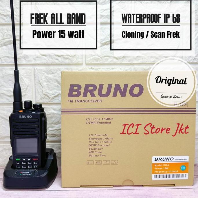 Promo Ht Bruno Cx 9 Original Garansi Resmi / Ht All Band 15 Watt