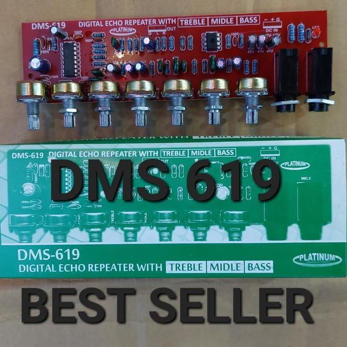 Jdg- Digital Echo Repeater With Tone Control Mic Kontrol Dms 616 Dms616