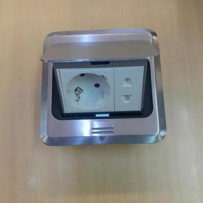 Stop kontak lantai(stop kontak + stop kontak)