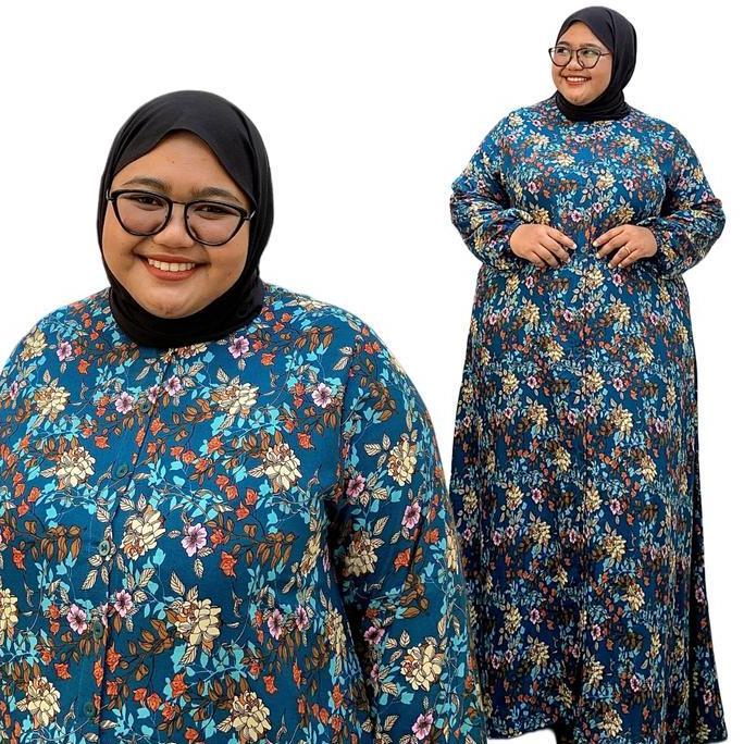 Regreg- Zeba | Sabby Gamis Jumbo Ld 120 - 150 Daily Dress Terusan Katun Rayon Diamond Bb 75 - 150 Kg