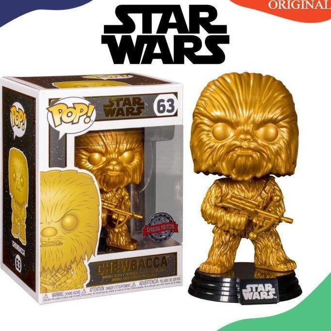 Funko Star Wars - Chewbacca (Gold Metallic) [Exclusive] #63