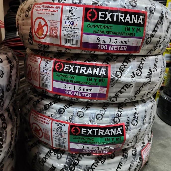 Kabel Listrik NYM 3x1,5 @100M Extrana