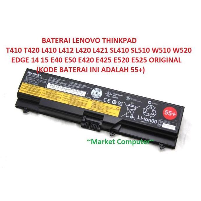 NEW BATTERY BATERAI LAPTOP LENOVO THINKPAD T520 L410 L412 L420 L421 L510